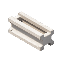 Concrete Jersey Barrier 3D Icon for Traffic Safety