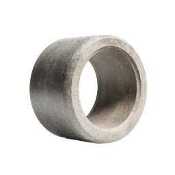 Realistic Concrete Ring Construction Material Icon