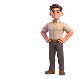 Confident Person Icon for Professional Use