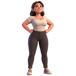 Confident Woman Icon for Empowerment and Motivation