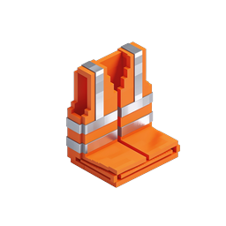 Isometric Construction Safety Boots Icon - 3D Work Boots