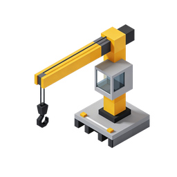 Construction Crane Icon for Construction Projects