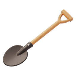 Stylish Garden Shovel Icon for Gardening Projects