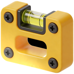 Vibrant Spirit Level Icon for Construction Projects