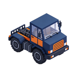 Construction Truck Icon for Modern UI Design