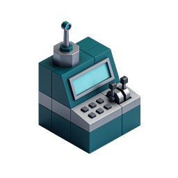 Isometric Control Panel Icon - Command Station