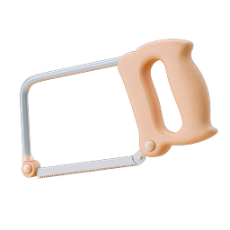 Coping Saw 3D Icon - Realistic Hand Tool Illustration