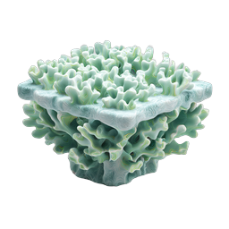 Coral Formation 3D Icon - Marine Nature Design