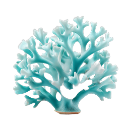Coral Reef Icon - Realistic 3D Ocean Marine Life