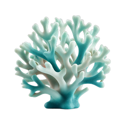 Coral Reef Icon - 3D Ocean Marine Nature Design