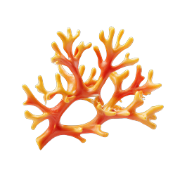 Vibrant Coral Reef 3D Icon | Ocean & Marine Design