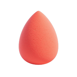 Coral Sponge Teardrop 3D Icon - Beauty & Cosmetic