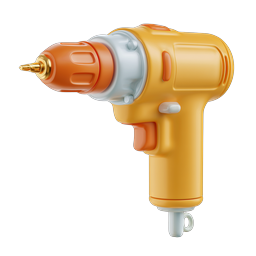 Cordless Power Drill Icon | 3D Tool Illustration