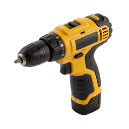 Cordless Power Drill Tool Icon - Realistic Style