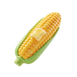 Delicious Corn Icon with Butter for Food Lovers