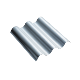 3D-Symbol für Wellblechdachplatten | Baumaterialien