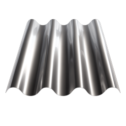 Wellblechdach-Icon | Realistisches 3D-Design