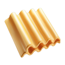 Ícone de Telha Ondulada - Ilustração de Material de Construção