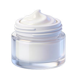 Premium Cosmetic Cream Jar 3D Icon | Skincare Beauty