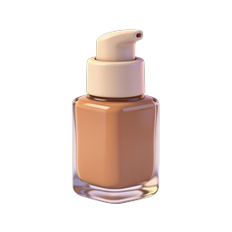 Cosmetic Pump Bottle 3D Icon - Beauty Product