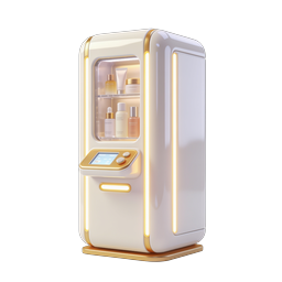 Cosmetic Vending Machine - Premium Beauty Kiosk Icon