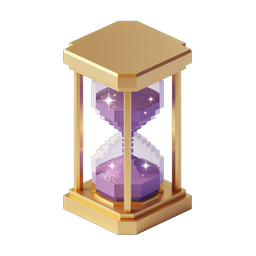 Cosmic Hourglass Icon - Magical Galaxy Time