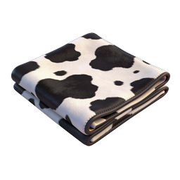 Icona portafoglio stampa mucca | Design 3D accessorio moda