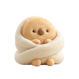 Cozy Burrito Kawaii Character 3D Icon