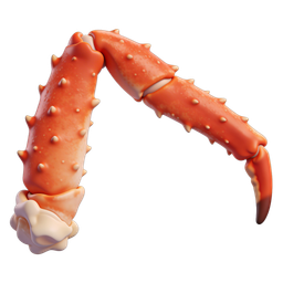 Stylized Crab Claw Icon for Seafood Culinary Designs