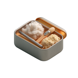 Realistic Craft Supplies Tin Icon - Premium 3D Illustration