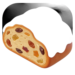 Cream-Filled Snack Cake 3D Icon | Dessert Food App