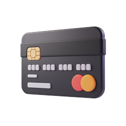 3D Credit Card Icon | Payment & Banking Icon | Clay Style