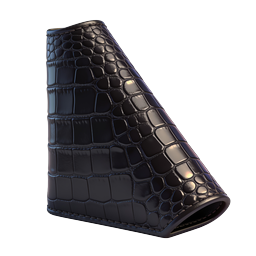 Premium Black Crocodile Skin Wedge Icon