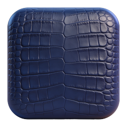 Navy Crocodile Skin Texture Premium App Icon
