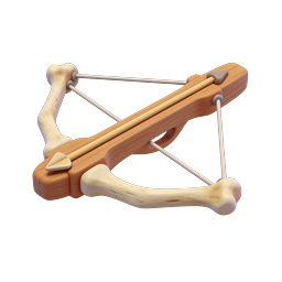 3D Crossbow Weapon Icon - Medieval Archery Design