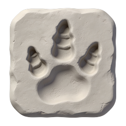 Crying Stone Emoji Icon - 3D Clay Sad Face