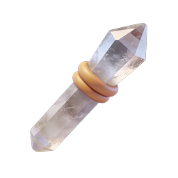 Elegant Crystal Point Icon for Wellness and Healing