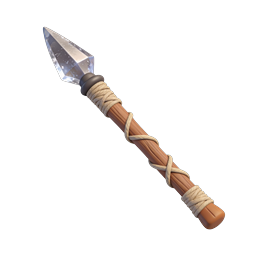 Kristallspeer-Waffen-Icon - Fantasy 3D-Render