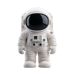 Cute 3D Astronaut Icon - Space Explorer Character