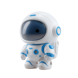 Cute Astronaut 3D Icon - Space Explorer Character