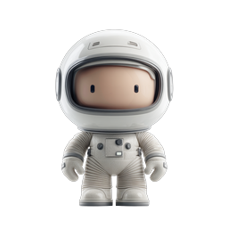 Cute Astronaut Icon for Space Exploration Projects