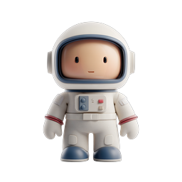 Cute Astronaut Icon for Fun Space Themes