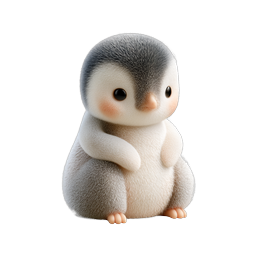 ไอคอนลูกเพนกวินน่ารัก - สัตว์ 3D สุดน่ารัก