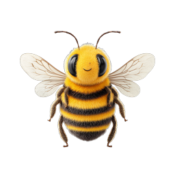 Cute Bumblebee Icon for Nature Enthusiasts