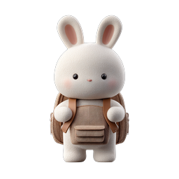 Charming Cute Bunny Icon for Kids and Playful Designs