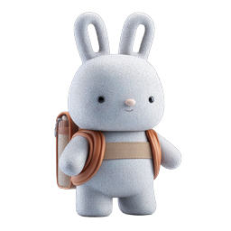 Charming Cute Bunny Icon for Playful Designs