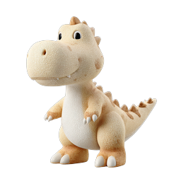 Cute Dinosaur Icon for Kids and Education