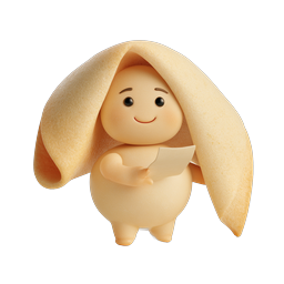 Adorable Clay Dumpling Character Icon - Cute Food Mascot