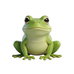 Cute Frog Icon for Nature Projects and Apps