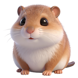 Adorable Cute Hamster Icon for Digital Use